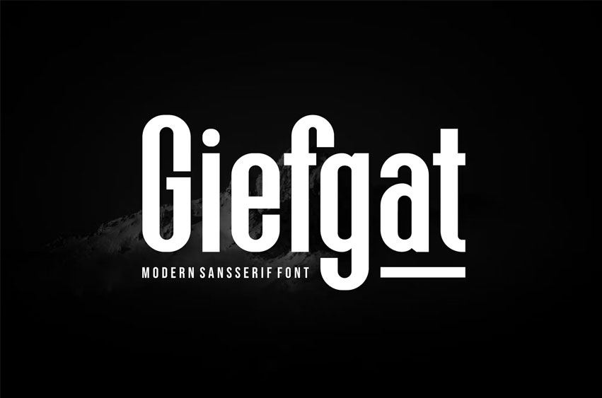 Giefgat Font