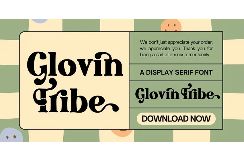 Glovin Tribe Font