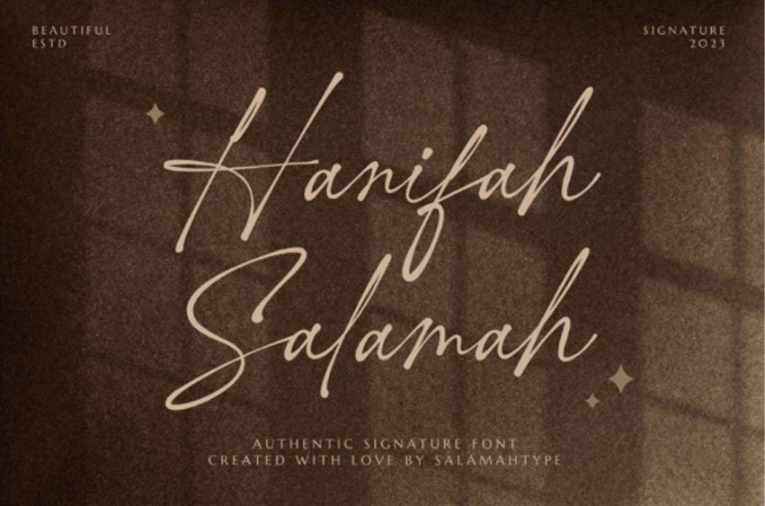 Hanifah Salamah Font