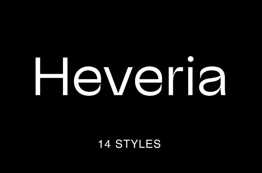 Heveria Font