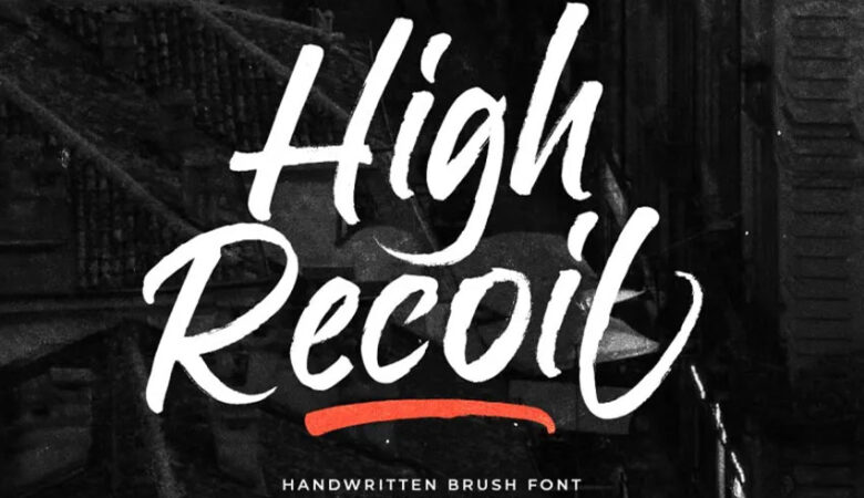 High Recoil Font