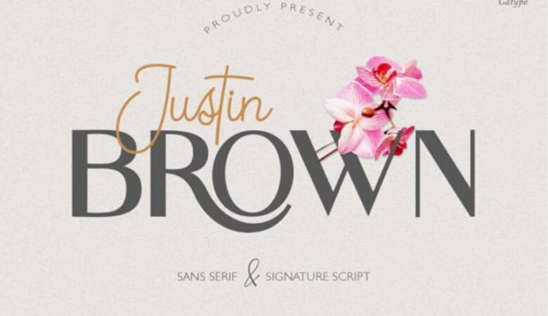 Justin Brown Font