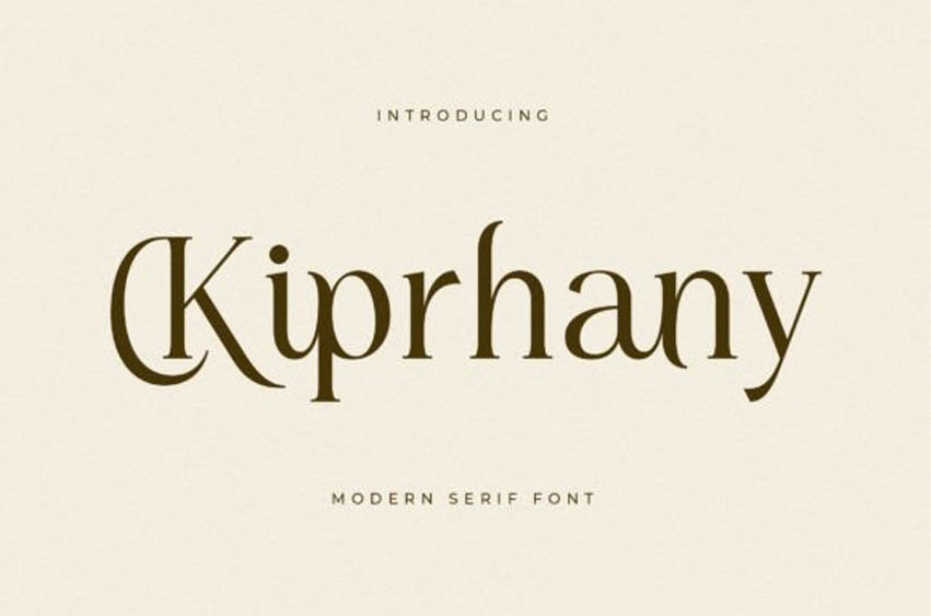 Kiprhany Font