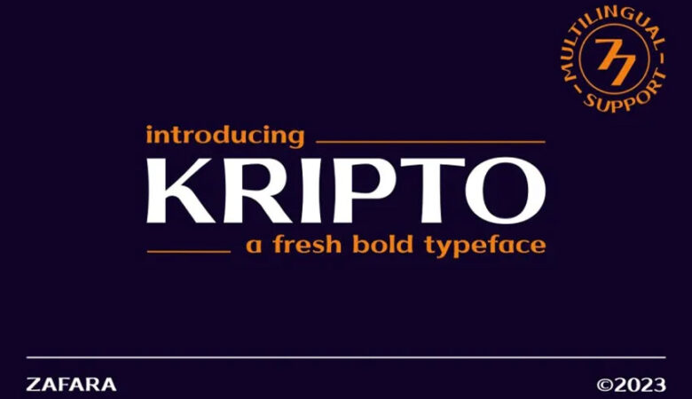 Kripto Font