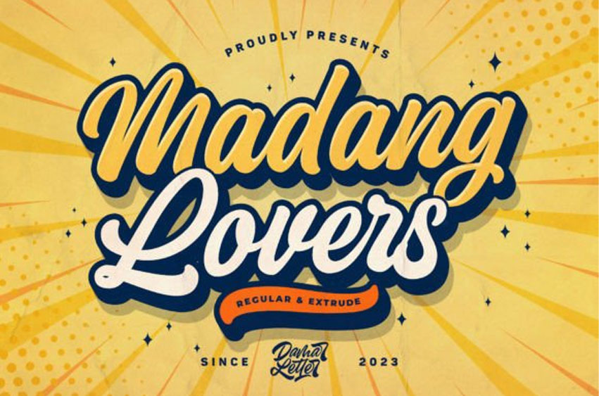 Madang Lovers Font