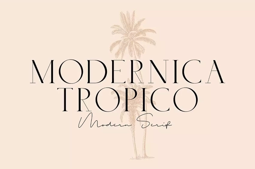 Modernica Tropico Font