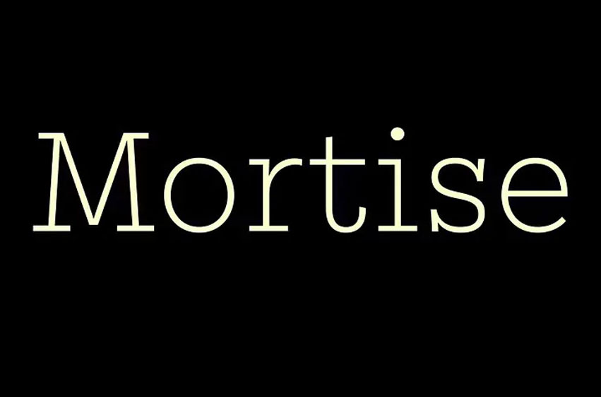 Mortise Font