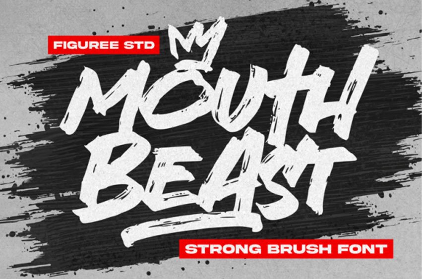 Mouth Beast Font