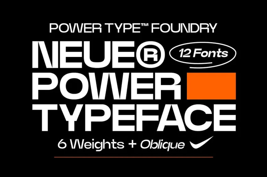 Neue Power Font