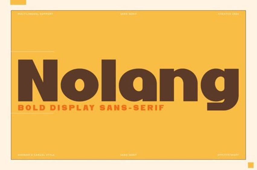 Nolang Font