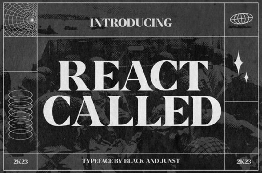 React Called Font