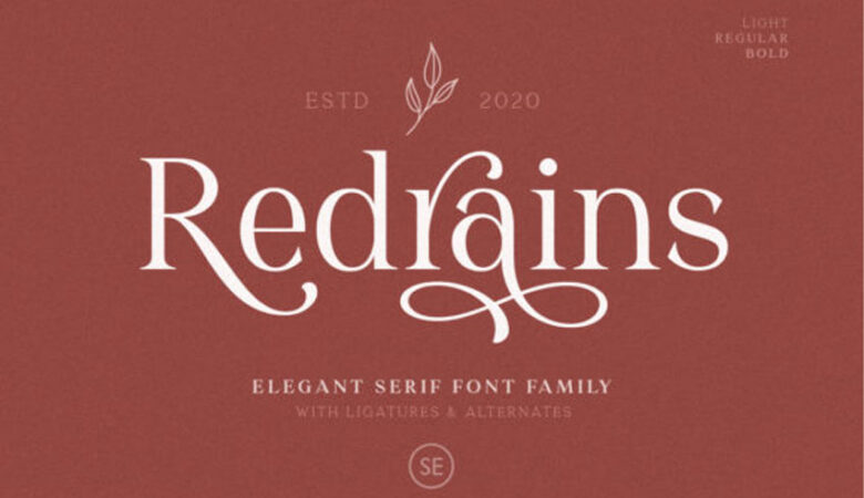 Redrains Font