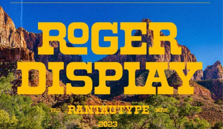 Roger Display Font