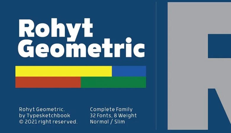 Rohyt Geometric Font