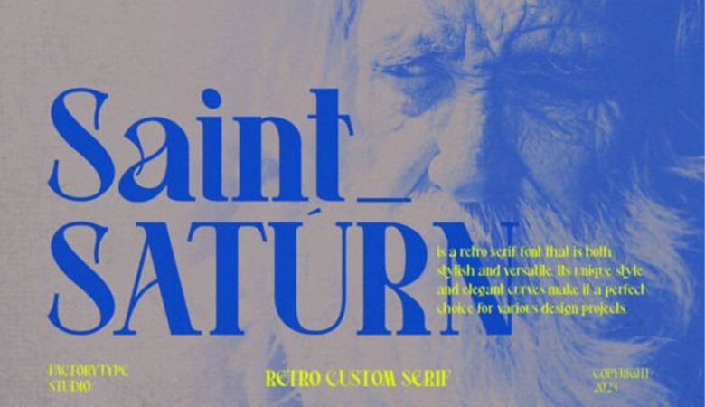 Saint Saturn Font