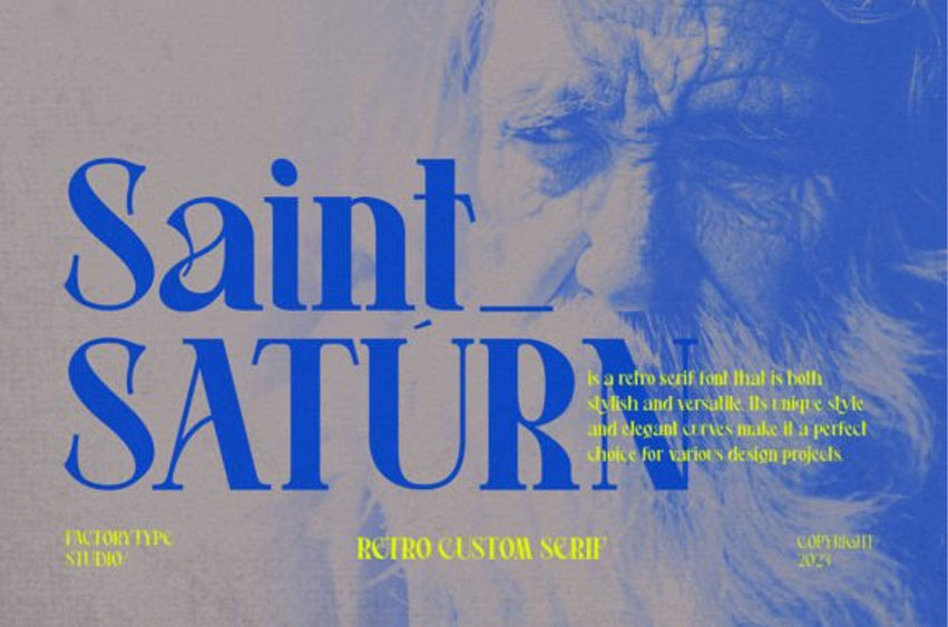 Saint Saturn Font