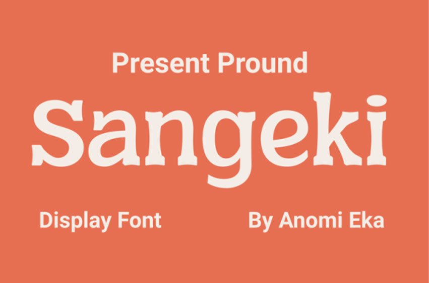 Sangeki Font