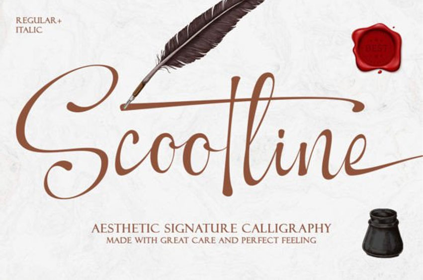 Scootline Font