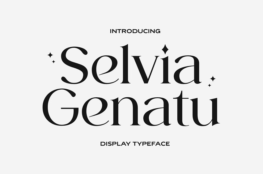 Selvia Genatu Font