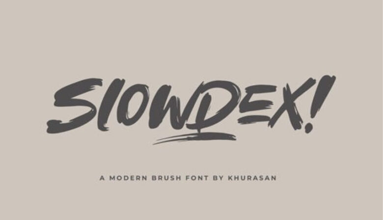Slowdex Font