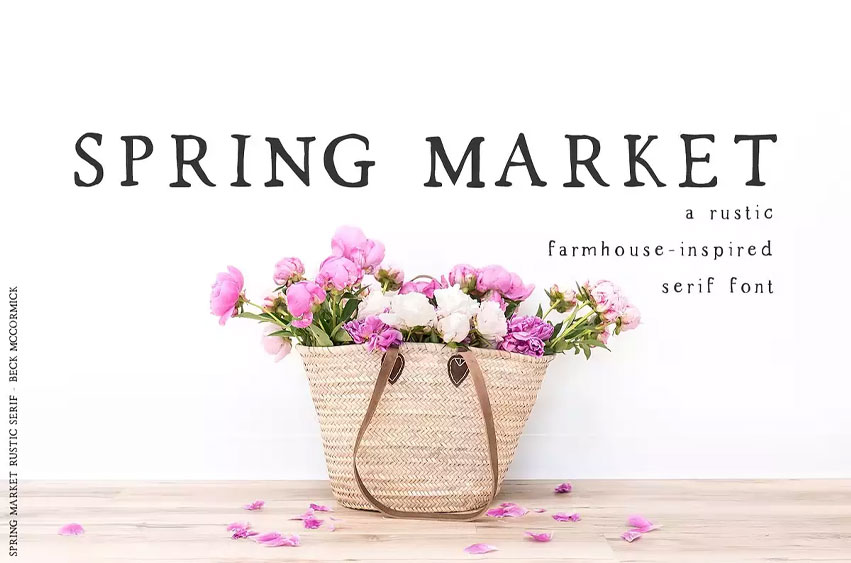 Spring Market Font