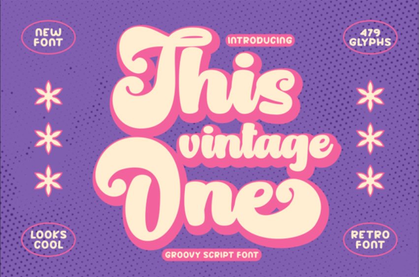 This Vintage One Font