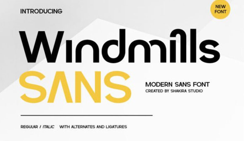 Windmills Font