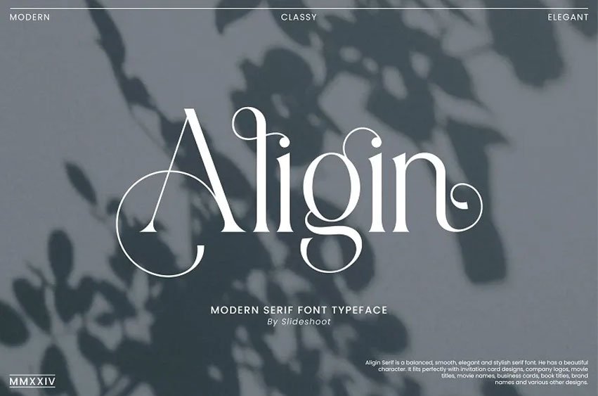 Aligin Font