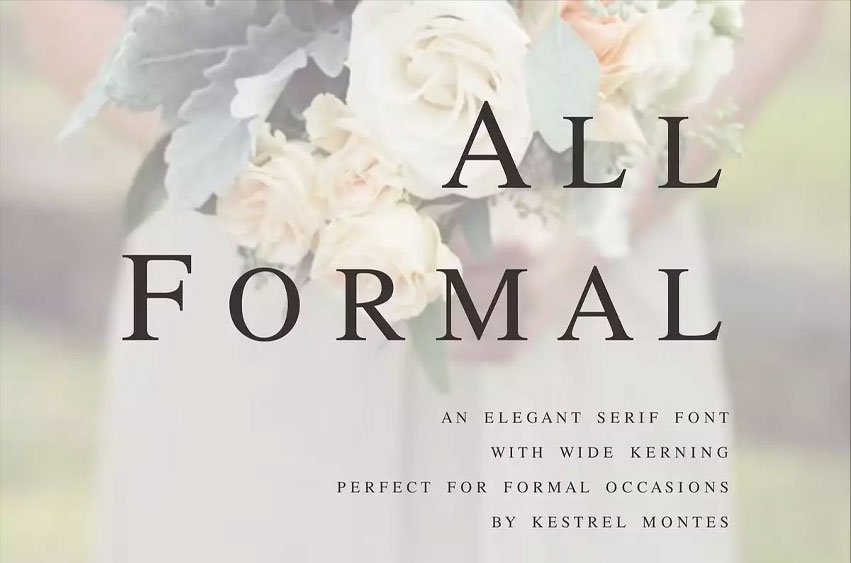 All Formal Font