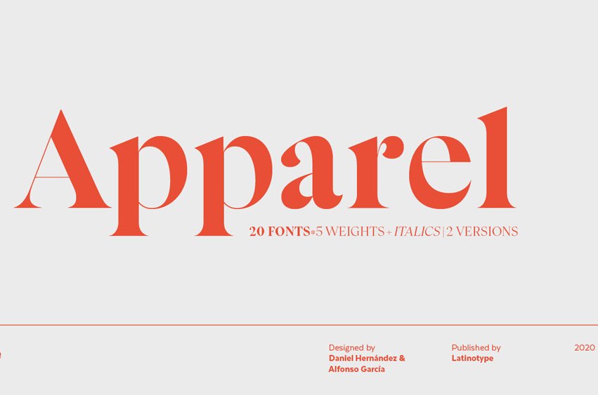 Apparel Font