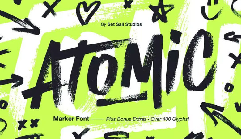 Atomic Marker Font