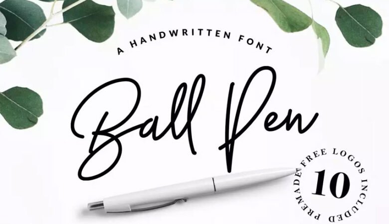 Ball Pen Font