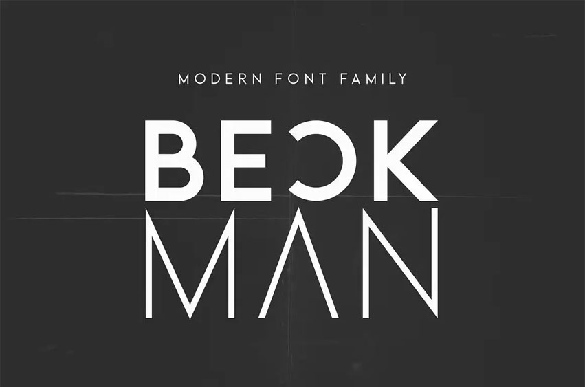 Beckman Font