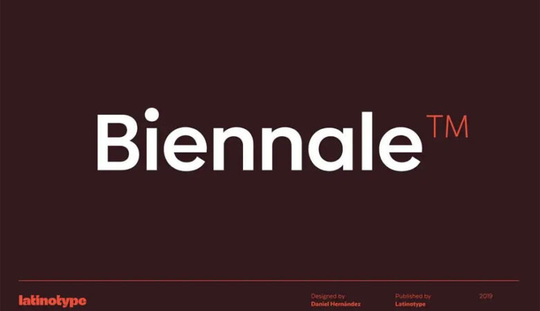 Biennale Font