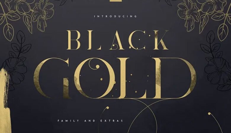 Black Gold Font