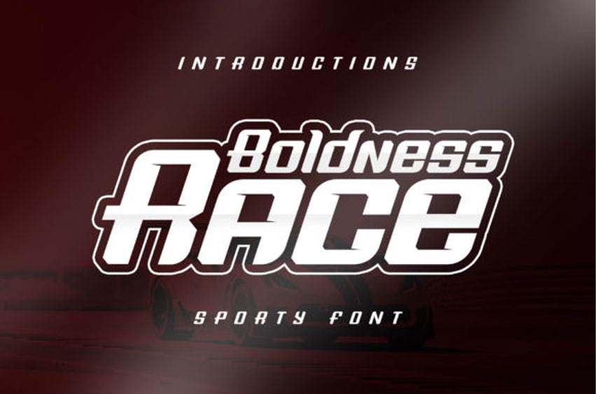 Boldness Race Font