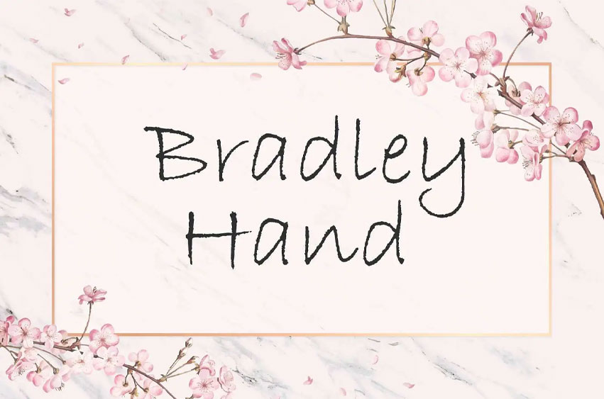 Bradley Hand Font