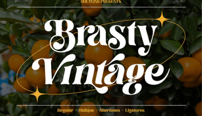 Brasty Vintage Font