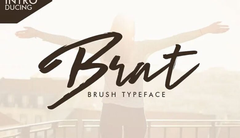 Brat Brush Font