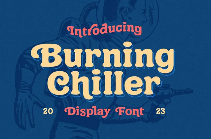 Burning Chiller Font