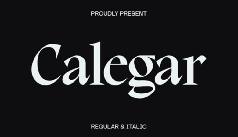 Calegar Font