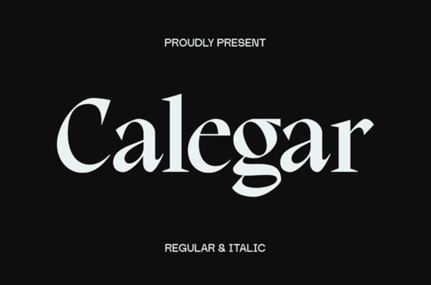 Calegar Font