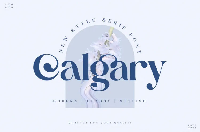 Calgary Serif Font