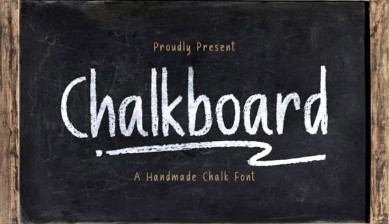 Chalkboard Font