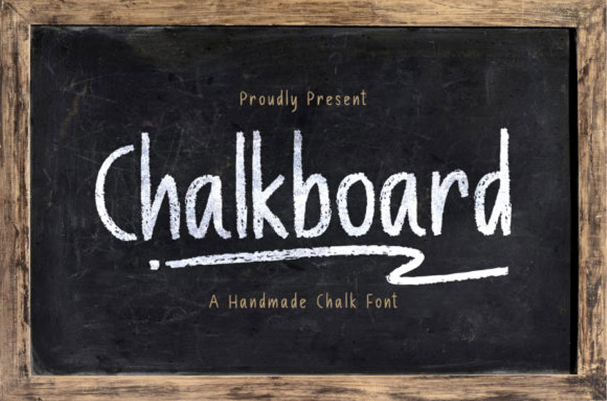 Chalkboard Font