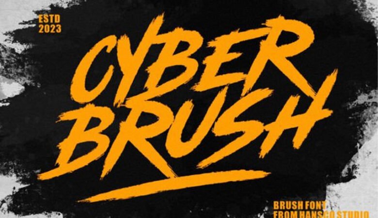 Cyber Brush Font