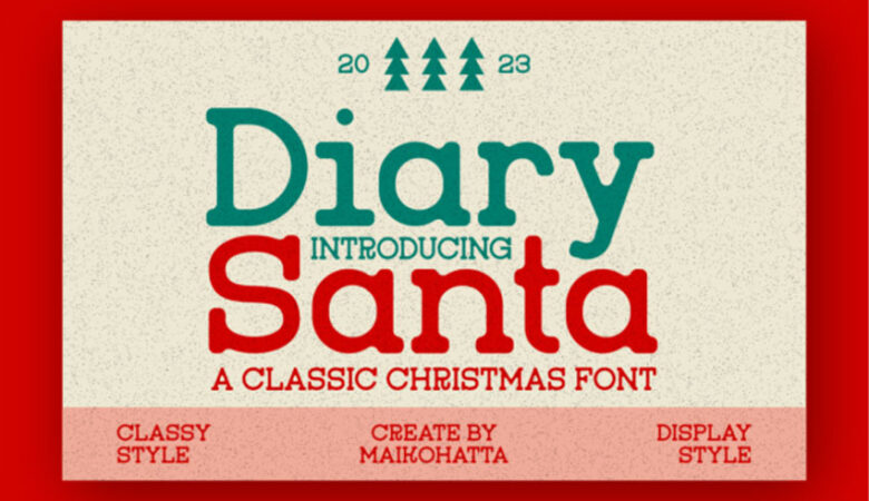 Diary Santa Font