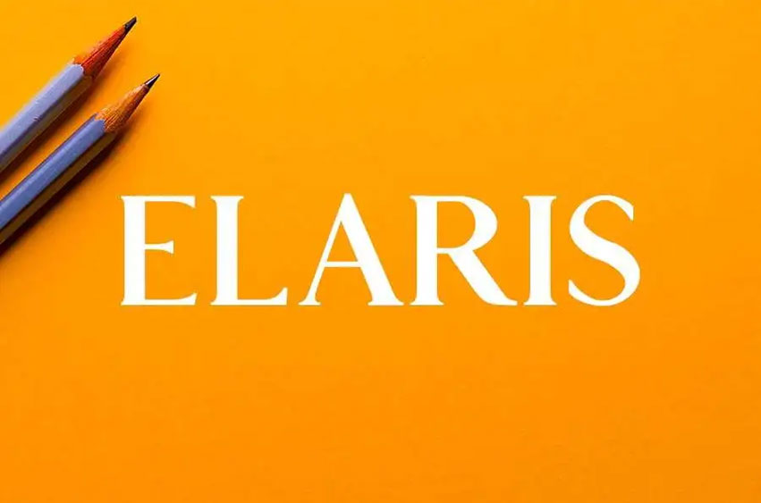 Elaris Serif Font