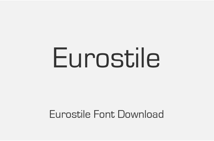 Eurostile Sans Font