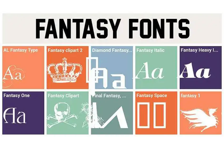 Fantasy Clipart 2 Font